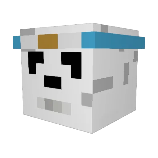 DiegonRamos Minecraft avatar head, 3D render