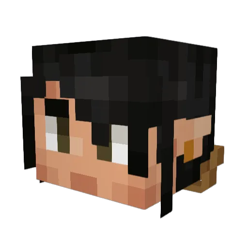 DiegoxDios Minecraft avatar head, 3D render