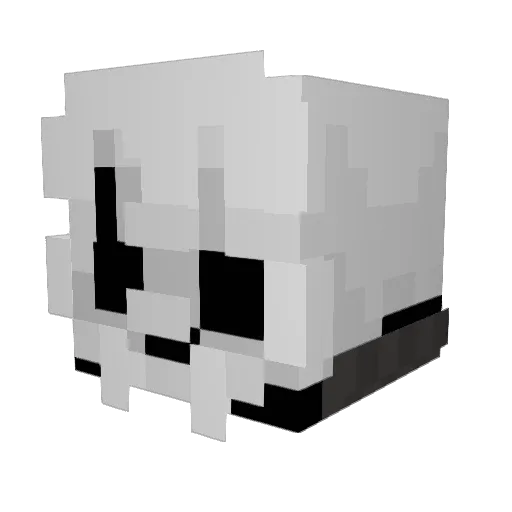 Dieguinik Minecraft avatar head, 3D render