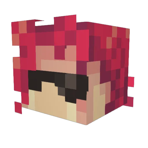Diegus999XD Minecraft avatar head, 3D render