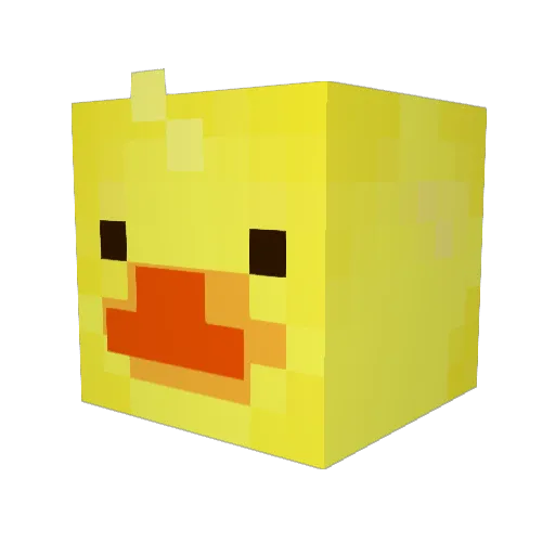 Diekeith Minecraft avatar head, 3D render