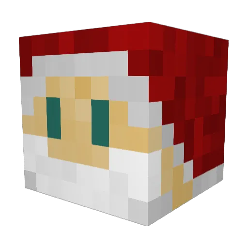 Diekelmann Minecraft avatar head, 3D render