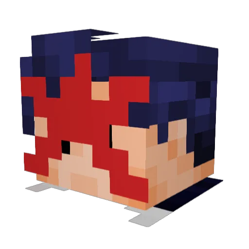 Dielatri674 Minecraft avatar head, 3D render