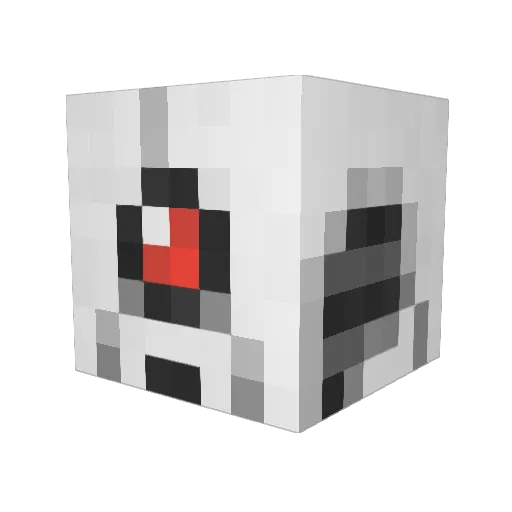 Diemond5 Minecraft avatar head, 3D render