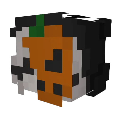 Dienejicwn Minecraft avatar head, 3D render
