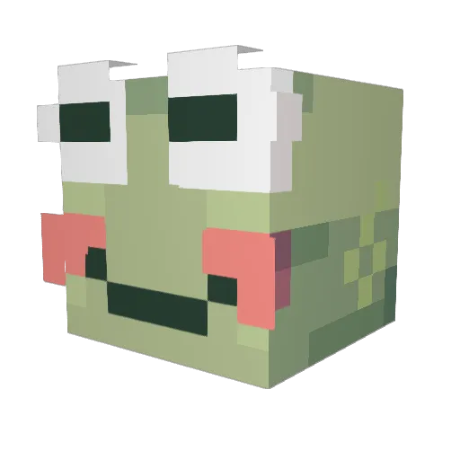 Dierabbit_ Minecraft avatar head, 3D render