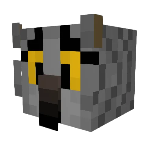 Diese_Eule Minecraft avatar head, 3D render