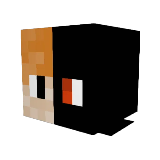 Diesel7557 Minecraft avatar head, 3D render