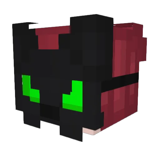 DieselDash Minecraft avatar head, 3D render