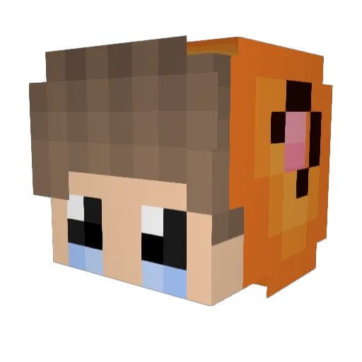 DieserMatt Minecraft avatar head, 3D render
