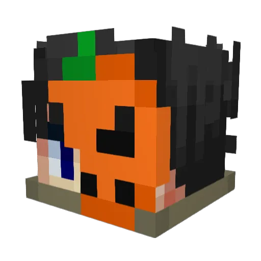 Diestro23 Minecraft avatar head, 3D render