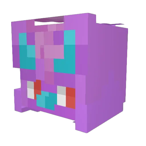 DietP0stMan Minecraft avatar head, 3D render
