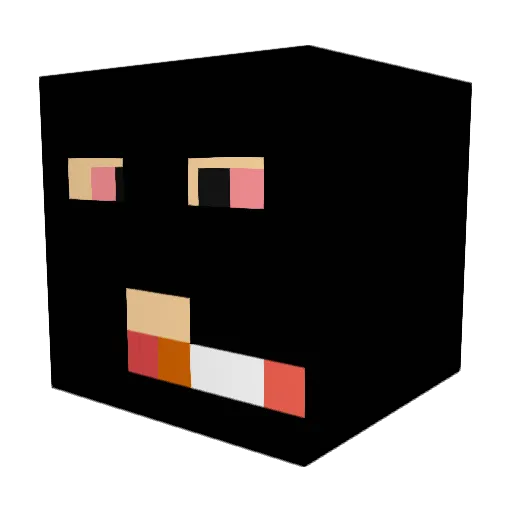 Dietrich53 Minecraft avatar head, 3D render