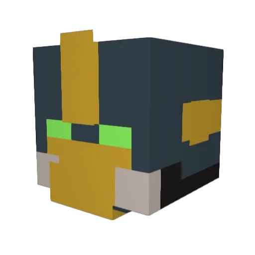 Dietsoda180 Minecraft avatar head, 3D render