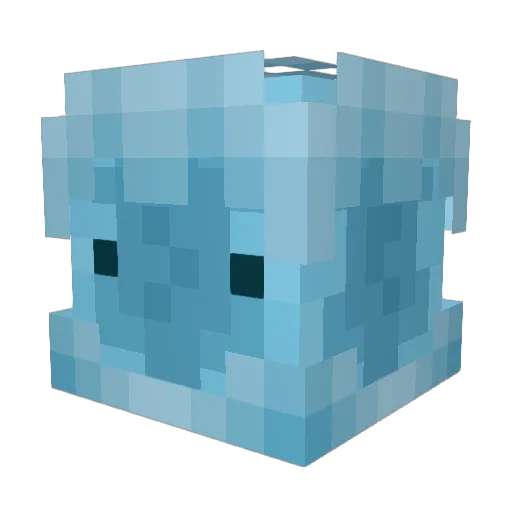 Dievalin Minecraft avatar head, 3D render
