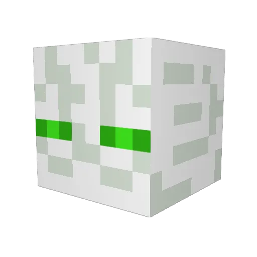 Dieykorte Minecraft avatar head, 3D render