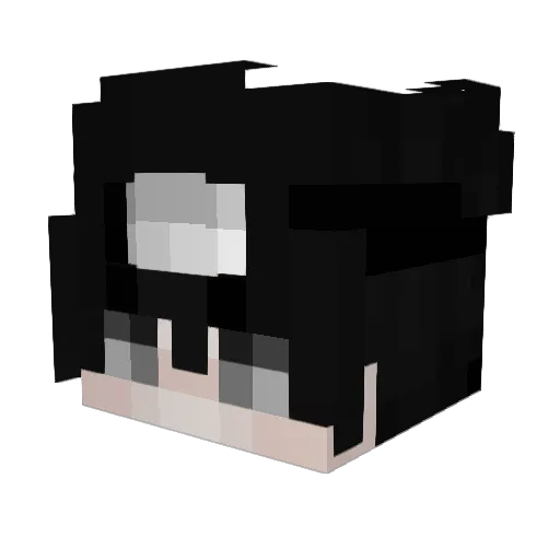 Diferente Minecraft avatar head, 3D render