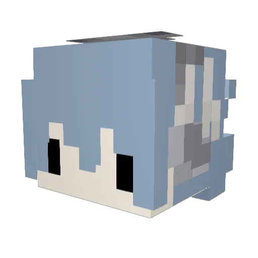 Diferentes Minecraft avatar head, 3D render