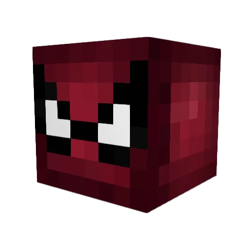 Difesito Minecraft avatar head, 3D render