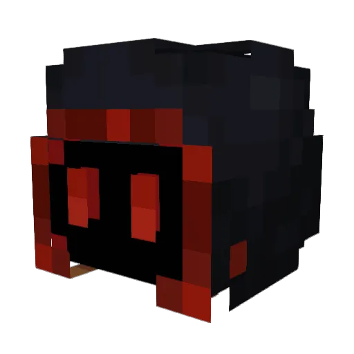 DiffPlays Minecraft avatar head, 3D render