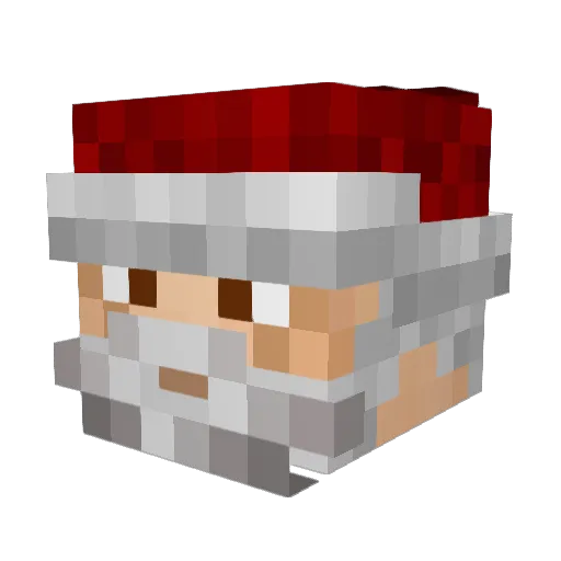 Diffitt Minecraft avatar head, 3D render