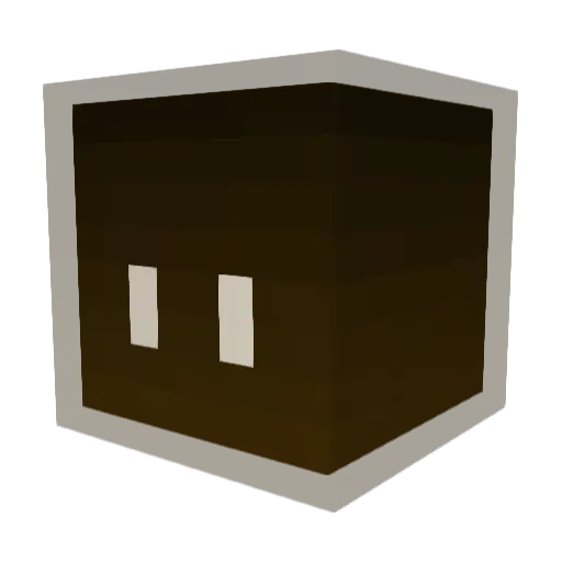 Diffraxis Minecraft avatar head, 3D render