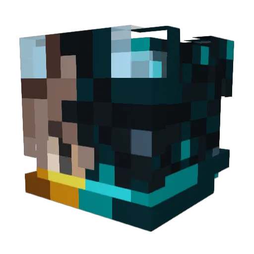 DiffuseHyperion Minecraft avatar head, 3D render