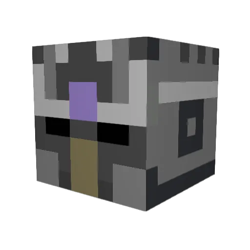 Diffusers Minecraft avatar head, 3D render
