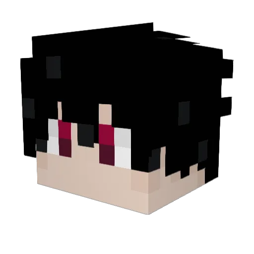Diffuso Minecraft avatar head, 3D render