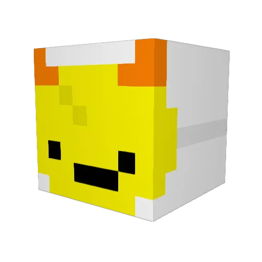 Dig4merMinecraft Minecraft avatar head, 3D render