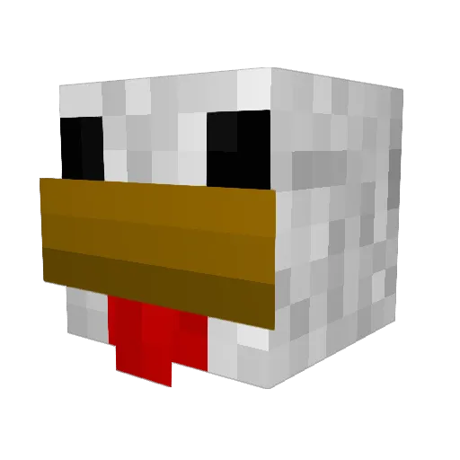 DigDugDave Minecraft avatar head, 3D render