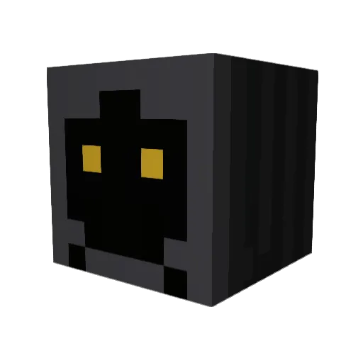 DigDux Minecraft avatar head, 3D render