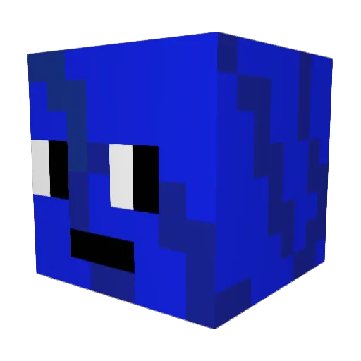 Dig__is Minecraft avatar head, 3D render