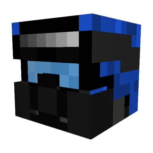 Digeto Minecraft avatar head, 3D render
