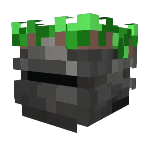 DiggerTrigger0 Minecraft avatar head, 3D render