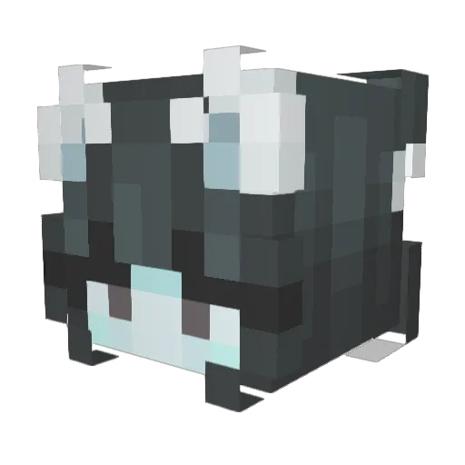 DiggiSmalls Minecraft avatar head, 3D render