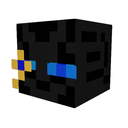 Digging_Goat Minecraft avatar head, 3D render