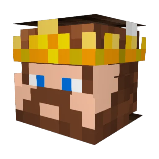 Diggle_Pops Minecraft avatar head, 3D render