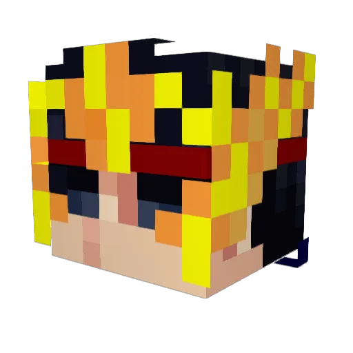 Diggory_ohs Minecraft avatar head, 3D render