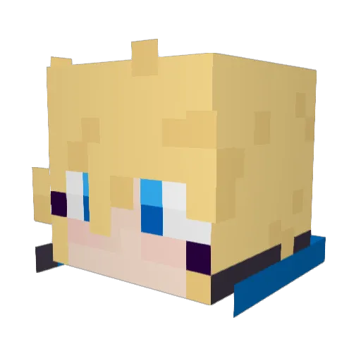 DigiTUCDiscord Minecraft avatar head, 3D render