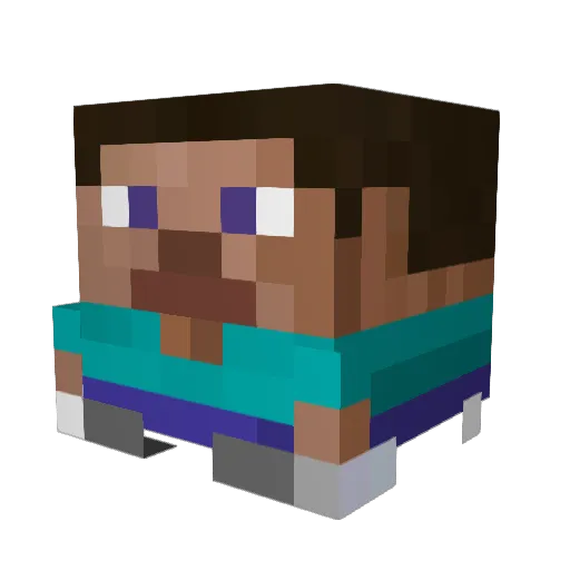 Digink64 Minecraft avatar head, 3D render