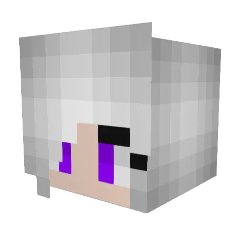 Digita1Phant0m Minecraft avatar head, 3D render