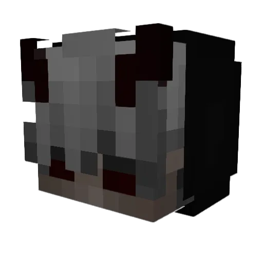 DigitalBrad Minecraft avatar head, 3D render