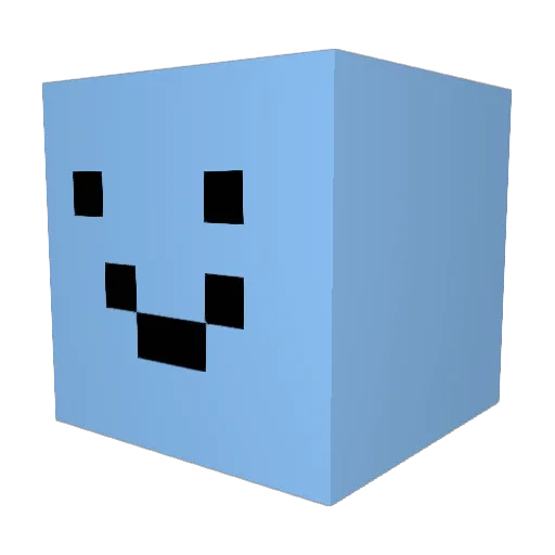 DigitalHub1 Minecraft avatar head, 3D render