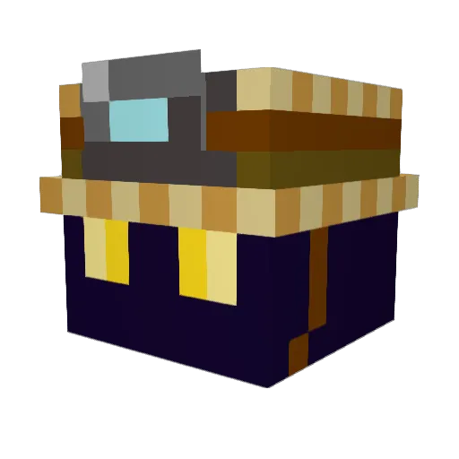DigitalRacer296 Minecraft avatar head, 3D render