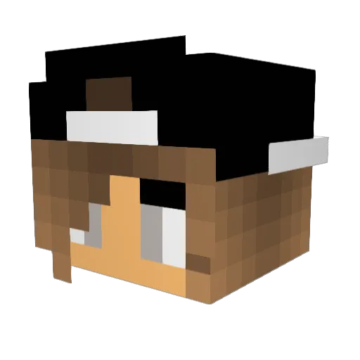 Digital_Eve Minecraft avatar head, 3D render
