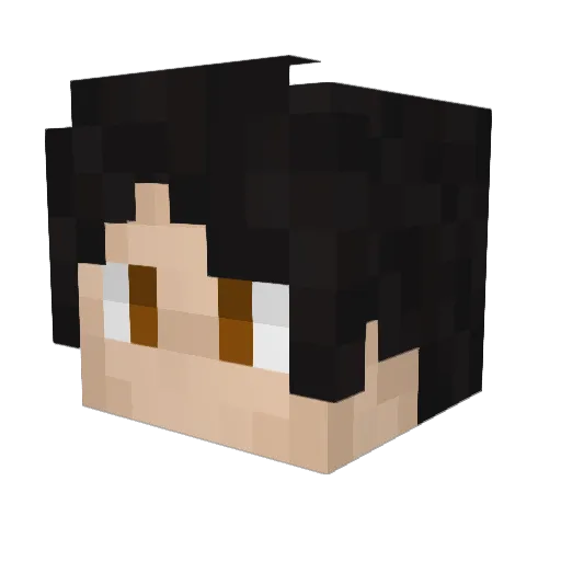Digital_Guy Minecraft avatar head, 3D render