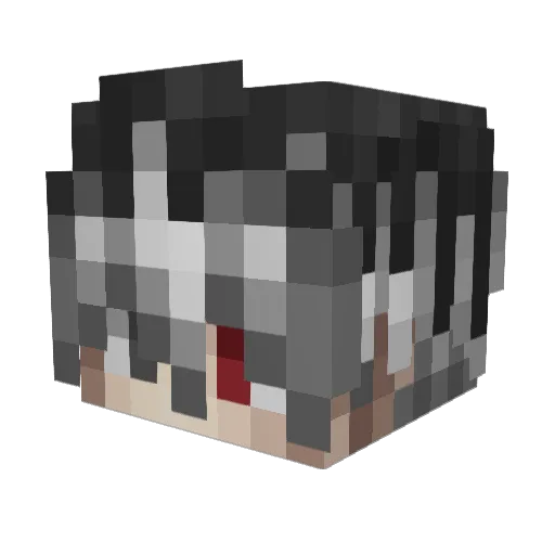 Digital_Monkey Minecraft avatar head, 3D render