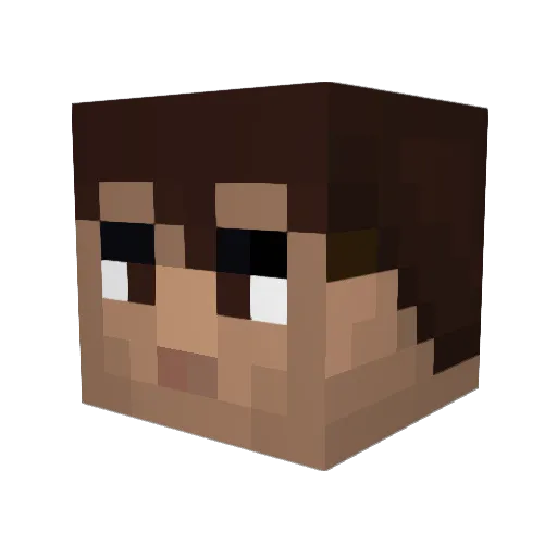 Digital_ninja25 Minecraft avatar head, 3D render
