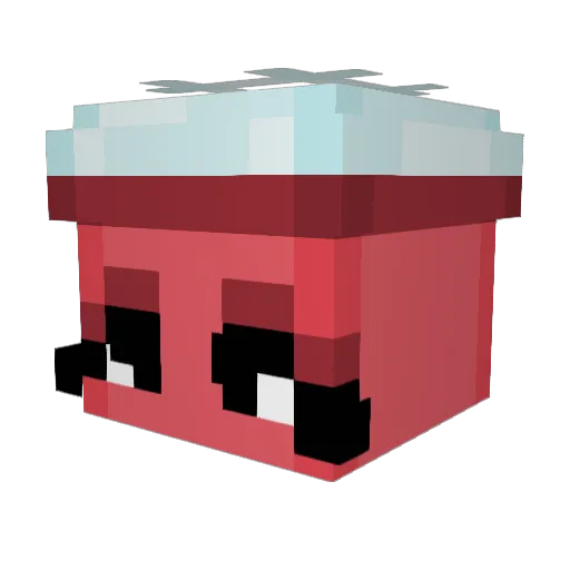 Digitalpotion Minecraft avatar head, 3D render